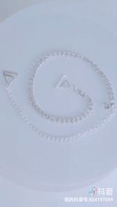 ผู้หญิงเงินชุบโลหะบรากลับชุดชั้นใน Rhinestone Bra ไหล่อุปกรณ์ชุดชั้นใน