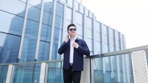 Loose Casual Solid Mens Business Jacket Social Blazer Quality Middle Aged Mens Jacket Outerwear for Men Office Dress Coat 3XL