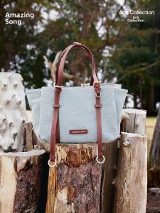 Donut Design Crossbody Tote Bag Small