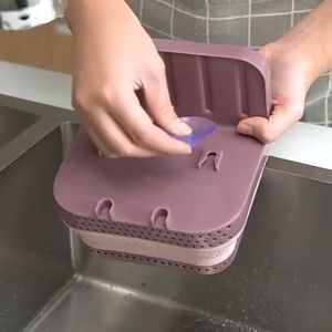 Kệ Lọc Rác Kèm Khay Gắn Bồn Rữa Chén Dụng Cụ Lọc Rác Treo Bồn Rửa Chén Bác Gấp Gọn Bằng Nhựa Tiện Lợi