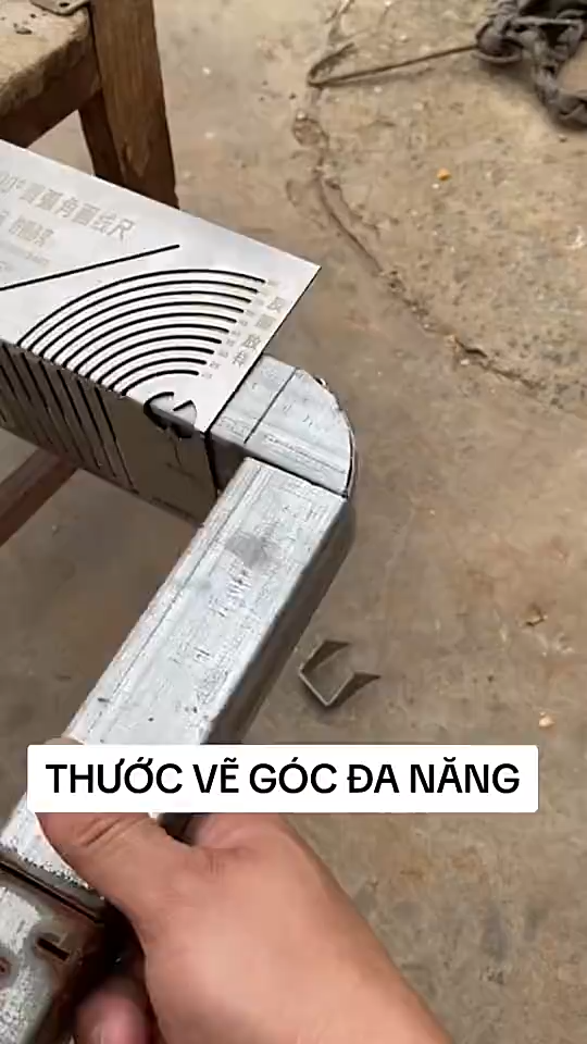 Dưỡng Bo Góc Hộp Thép/Thước Đo Độ Nghiêng/Thước Đo Độ/Dưỡng Bo Góc Hộp Thép/Thước Đo Góc Vuông