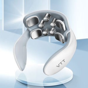 Smart Neck Massage Instrument Portable Shoulder Neck Massage Cervical Vertebra Health Care Vibrator Heating Relieve Pain Muscle