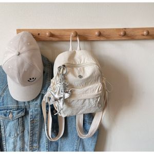 กระเป๋าเป้สะพายหลังนักเรียนมัธยมปลาย นักเรียนมัธยมต้น นักท่องเที่ยว นักศึกษา ความจุขนาดใหญ่ สไตล์ญี่ปุ่น สีสันสดใส กระเป๋าสะพายไหล่คู่