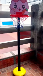 Yokohama Adjustable Stand Basketball Hoop for Kids Indoor Outdoor Physical Activity Game Gift Set