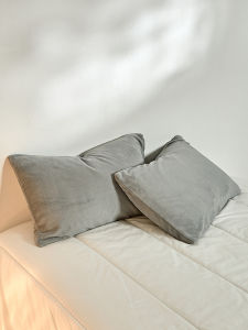 Winter Milk Velvet Pillowcase Pair Home Use Coral Velvet Pillow Core Case Single 48x74cm Bedding Single Person Pillow Use