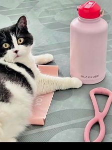 NEW! WELSTORE BLACKUBE DRINK MORE THERMOS CUP 1000 ML ขวดน้ำเก็บความเย็น ขวดน้ำพกพา