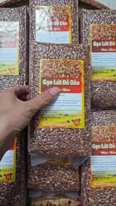 Combo gạo lứt đỏ dẻo Điện Biên trồng trên nương thơm ngon - Hoài Linh Điện Biên (hút chân không). Hữu cơ Tự nhiên Food