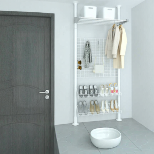 QIUZHANGJIA | Adjustable No-Drilling Clothes Rack