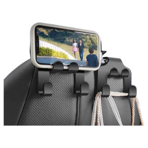 หัวเข็มขัดสำหรับเก้าอี้รถแบบพกพาที่มีความยืดหยุ่นสูงสำหรับเก็บของในรถ ชิ้นส่วนตกแต่งภายใน ช่องเก็บของในกระโปรง ชิ้นส่วนเสริมรถยนต์