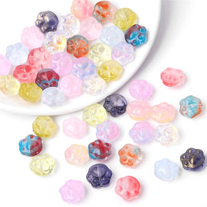 20pcs lampwork hạt thủy tinh dễ thương mèo gấu Claw charm hạt cho neckalce Vòng đeo tay eearring tự làm làm jewerly phụ kiện thủ công