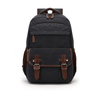 Mens Large Capacity Casual Travel Backpack Computer Bag Double Shoulder Bag for High School Junior High College Students