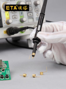 Eta5906 Oscilloscope Probe Ground Ring Probe Gold-Plated Grounding Spring Oscilloscope Pen-Shape Meter Earth Pin
