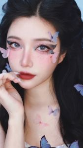 3D Butterfly Glitter Face Eye Rhinestones Diamond Jewelry Sticker Makeup Art Eyeliner Tattoo Body 网红蝴蝶妆钻石珍珠饰品创意化妆脸部贴装饰