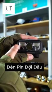 Đèn Pin Đội Đầu Chống Nước Siêu Sáng 6 Chế Độ Cổng Sạc Type C