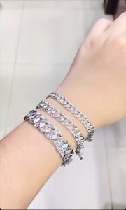 Gelang sisik naga emas asli kadar 75 750 17k rantai tangan whitegold putih coco jam polos ukir
