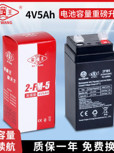 Pin Pin Bateri Điện Tử Cỡ Lớn 4V5AH Pin Chì Grafen Thương Mại Pin Cân Điện Tử Chuyên Dụng Cho Môi Trường Ẩm Độ Ẩm