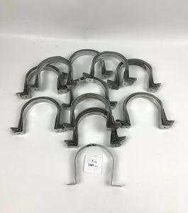 KLEM PIPA PARALON ISI 100 PCS BESI PLAT UKURAN 3 (TIGA) INCH HARGA MURAH PROMO DISKON TERLARIS BARANG BERKUALITAS