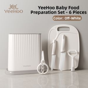 YeeHoO KIDS | Baby Safe Portable Food Scissors Ceramic