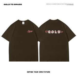 Áo Thun Nam Cổ Tròn Tay Ngắn Cotton Nguyên Chất GTG Original American Retro Brand Dáng Rộng Nửa Tay Mùa Hè Thường Ngày