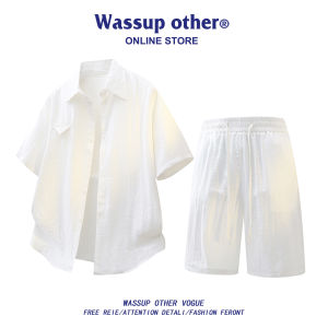 Summer Trendy Brand Comfortable Linen Mens Casual and Sport Suit