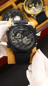 COD/BAYAR DITEMPAT Jam tangan pria digital rubber / nylon tribal skmei 2202 original