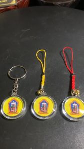 COMBO 3 Móc Khóa Bình An May Mắn Biểu Tượng Kalachakra Mật Tông Tâm Ý