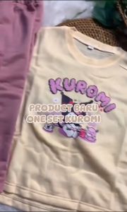 Baju Anak Perempuan Kuromi 1-12 Tahun & Setelan Anak Perempuan Lucu