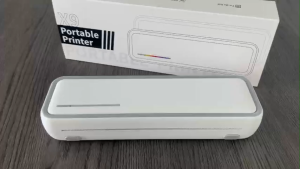 MeeGoo Portable Printer A4 Paper Mini Inkless Thermal Printer  Wireless Bluetooth Connection