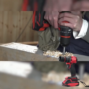 [Free 2xBattery]Milw-MCD663-128V-120N.M Cordless Drill Electric impact Drill with hammer Drill Rechargeable Power Tools