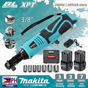 Makita 3/8" Cordless Electric Ratchet Wrench Set Right Angle Wrench Tool Screw Nut Removal Repairing