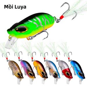 Mồi Câu Giả Nổi Nomi 35mm 5.8G Có Cánh Quạt Xoay Mồi Cứng Dùng Câu Cá Ngoài Trời Ở Biển Sông Hồ
