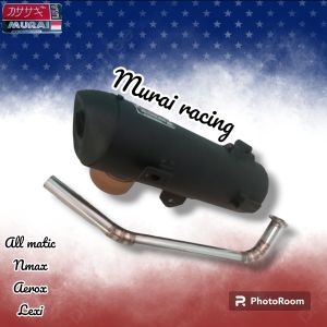 knalpot racing nmax aerox old dan new conected by murai racing