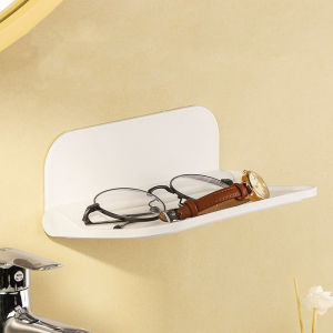 Folding storage rack for storage bedside toilet for storing mobile phones set-top box without punching bathroom wall mounted