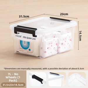 Citylong | Large Thickened Storage Box With Wheels