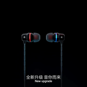 T110 Bass Sound In-Ear Headphones with Microphone 3.5mm Wired Earphones In-line Control
