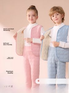 miiow | Warmth Cotton Jacket Inner Liner For School Uniform Light Weight Boys Girls Vest Autumn Winter Thermal Wear MiiOW Cat Person