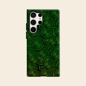 green black concentric Luxury Fashion Full Lens Protective Case for Samsung Galaxy S26 S25 S24 A56 A36 Plus Ultra