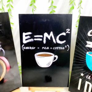 HIASAN DINDING WALL DECOR 20x30CM PAJANGAN POSTER DEKORASI KAMAR RUMAH COFFEE ART GAMBAR KOPI