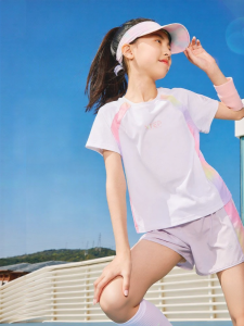 XTEP | Girls Summer Sport Short Sleeve and Shorts Set
