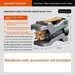 HELLOLEIBOO | High-Pressure Portable Automatic Car Wash Machine 220V