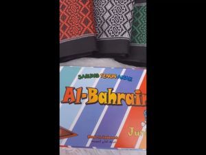 Sarung Tenun Anak Series Hitam Sarung Anak ALBAHRAIN Motif Sabuk Songket Warna Murah Terlaris Berkualitas