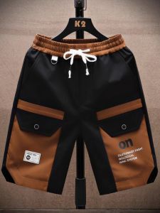 Quần Short Nam Mùa Hè 2025 Quần Dài Năm Điểm Rộng Rãi Ống Đứng Thời Trang Thường Ngày Quần Áo Công Sở Thương Hiệu Thời Trang