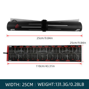 Thước Đo Cá ShareShark 110cm Chống Nước Bằng PVC Di Động Chống Nhăn Dụng Cụ Cân Cá Chép