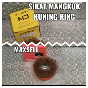 Sikat Mangkok Kuning pembersih karat dan kerak
