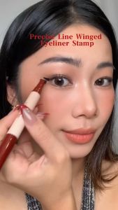 Focallure #TransferproofHero Precise Line Winged Eyeliner Stamp 2-in-1Smudge-proof High Pigment Easy to use