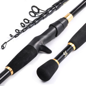 Sougayilang Siêu Nhẹ Carbon Thu Gọn Cần Câu Cá 1.8-2.4m Quay Đúc Cực Cho Trọng Lượng Mồi 10-30g Phụ Kiện Câu Cá