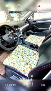 Cotton Car Seat Patchwork Cover 3 in1 Full Set Comfortable Seat Cushion Cover AlasKaki Kereta/Lapik Kusyen Kereta