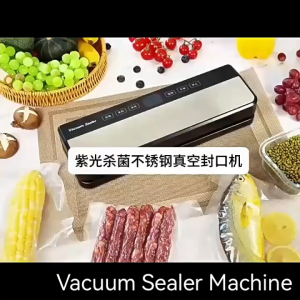 Stainless Steel Vacuum Sealer Machine Food Keep Fresh Multipurpose Last Longer