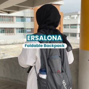 TORCH Ersalona Tas Ransel Lipat Punggung Sekolah Pria Wanita Anti Air 19 Liter - Foldable Backpack Water Repellant
