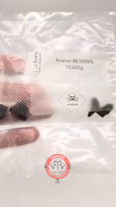 batu warangan keris arsen metalik / abu abu kombinasi belerang